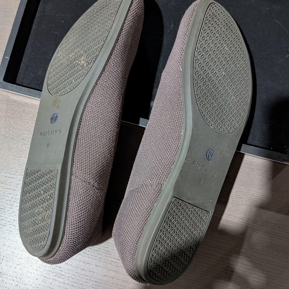 Mink Rothys Ballet Flat 9 - Picture 6 of 7
